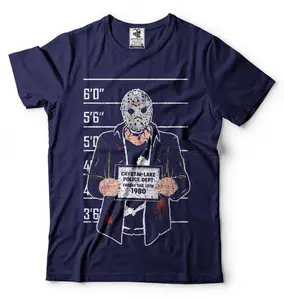 Jason Voorhees Shirt, Horror Movie Shirt, Jason Voorhees Police Mugshot Shirt