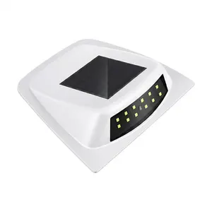 Universal Solar Car Roof Pilot Light LED Flashing Strobe Warning Lamp Wireless Exterior Decoration Dummy Radar Security Light for Truck Pickup Night Visibility Enhanced