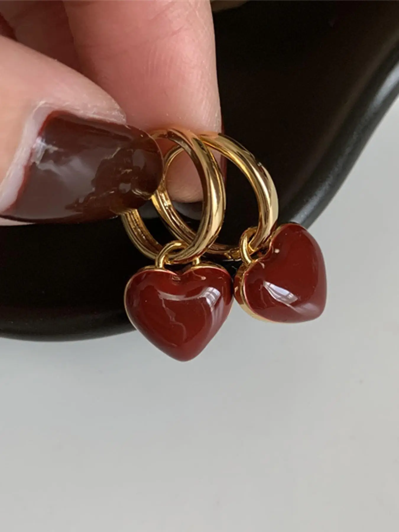 Fashion Heart Design Dangle Earrings, Clean Girl Summer Jewelry for Party, Daily Decor, Trendy All-match & Vintage Jewelry for Fall Festival, Birthday