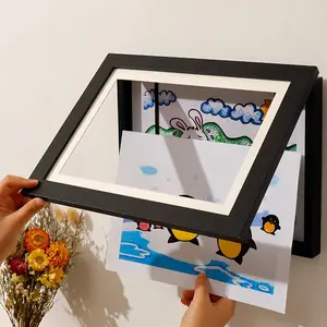 Magnetic Picture Frame Furniture Decoration, Dual-Layer Art Display Stand, Perfect for Holiday Home Decor and Unique Gift Ideas