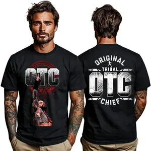 Roman Reigns OTC T-Shirt, Roman Reign Smackdown Wrestling Tee ,Wrestling Workout Tshirt, Unisex, Graphic, Fitted - Menswear, Top