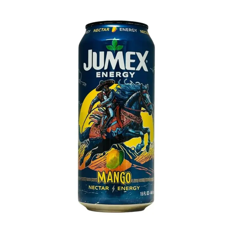 Jumex Mango Nectar Energy Drink 3ct Bulk Pack - 15oz Natural Flavor Fruit Juice Beverage with Caffeine, Electrolytes, Hydration, Energy Boosters; Fitness Gym Supplies, Summer Cold Drinks