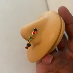 Halloween inspired NoseCuff with dangle Non-Piercing Nose Jewelry in Gold & Silver Tarnish-Resistant Copper Wire Nose Bridge Accessory for Stylish Wear