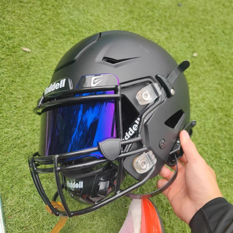 Football Visor, visor for helmet football，football accessories，football gear，Flat Lens Technology,Fits Youth and Adult Football Helmets