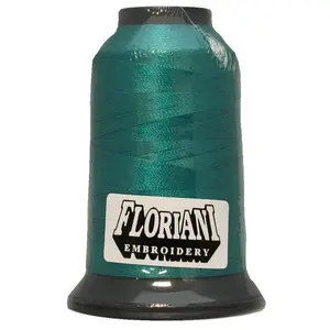 Floriani Polyester Embroidery Thread 1000m/1100yds - Teal - PF0222