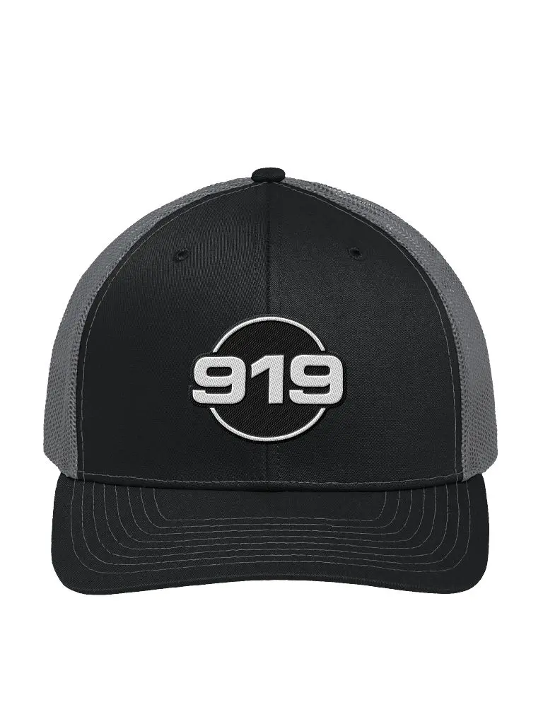 Embroidered 919 Badge Premium Richardson Trucker Hat