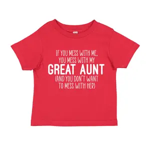 Great Aunt Baby Bodysuit Infant One Piece, Great Aunt Toddler T-Shirt, Crazy Great Aunt Shirt, Gift from Great Niece or Nephew, Great Auntie