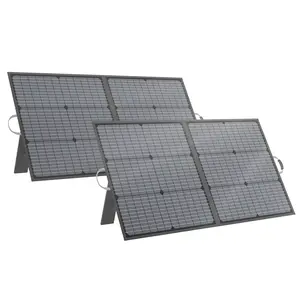 MHPOWOS Portable Foldable Solar Panel kit 110W 220W 400W 440W Solar Charger Emergency Backup Power Supply for Portable Power Station, Solar Generator, RV, Camping ,Fishing