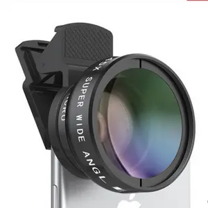 Universal Professional 0.45X 2-in-1 Ultra Wide Angle & Macro Lens, Mobile Smartphone Accessories for Phone Photography
