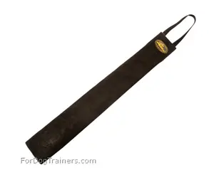 Extra Durable Leather Dog Bite Training Rag with Handle – Puppy & K9 Training Tool