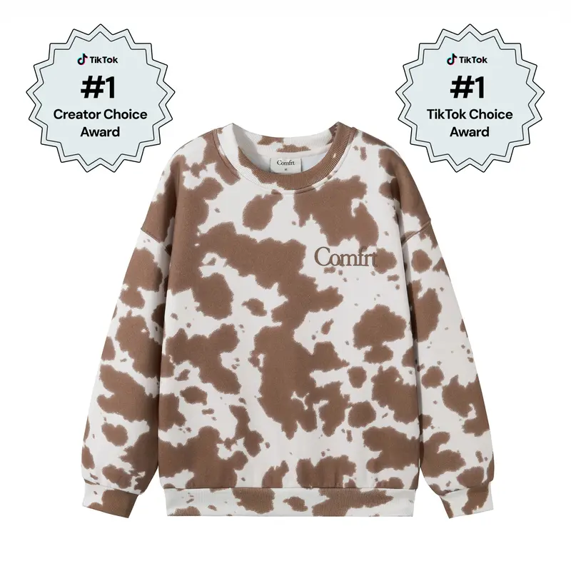 Comfrt Kids | Minimalist Crew Crew Neck Sweatshirt Heavy Weight Sweater