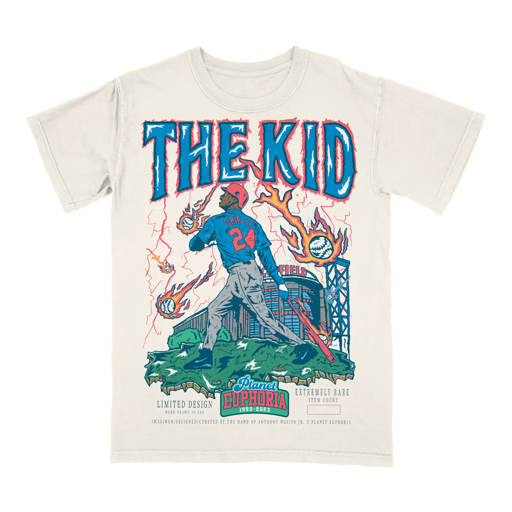 Ken Griffey Jr Planet Euphoria Shirt Vintage 90s Baseball Graphic Tee for Men Women Fans Y2k Streetwear