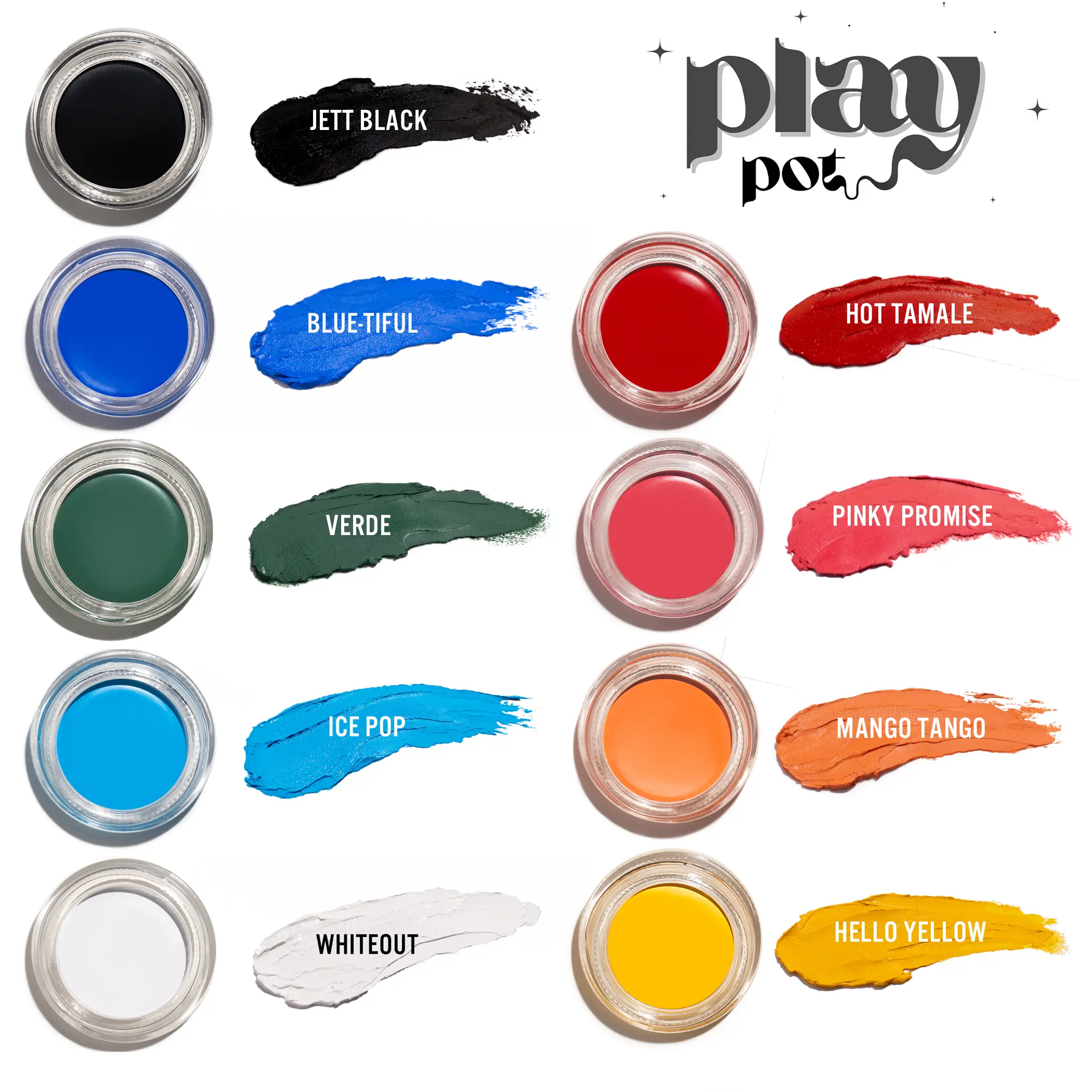 POSH BEAUTY Long Lasting Multiuse Waterproof Matte Cream Color Makeup for Eyeshadow, Eyeliner, Lipstick, & Eyebrows Cosmetic