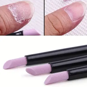 Manicure Quartz & Ceramic Carving Polishing Pen 45 Degree Dead Skin & Cuticle Remover Nail Cuticle Remover  Buffer Pumice Stone  Cuticle Pusher For Fingernail Gelnail Natural nail Supplies Tools,Back To School,Na
