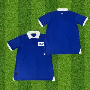 2025 El Salvador National Team Home Short Sleeve Soccer Jersey Fans Version