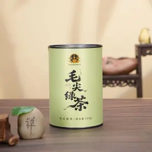 Grade One Daily Green Tea - Lishui Maojian 150g Tin, Premium Loose Tea from Zhejiang's Misty Mountains, Airtight Seal for Long-Lasting Freshness