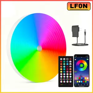 24V RGB LED Strip Lights 10/20M, Waterproof IP65 LED Lights for Bedroom, DIY Design, Music Sync, 44 Key Remote Control, Multiple Modes for Bedroom, Holiday Decoration