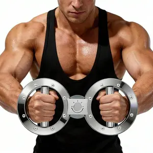 Adjustable Resistance Hand Gripper, Heavy Duty Arm Shoulder Workout Equipment, Portable Fitness Trainer for Daily Training