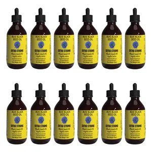 BUIE Black Seed Oil | Black Cumin Seed Oil | Un-Refined, Cold Pressed Extra Virgin Oil | with 4.5% to 6% Thymoquinone & Omega 3 6 9 | 16 FL Oz. (Pack of 12 each 8oz)