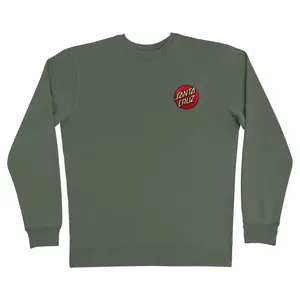 Cruz Embroidered Mens Santa Cruz Crew Neck Sweatshirt