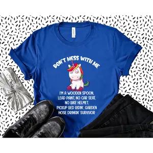 Unicorns Don't Mess With Me I'm A Wooden Spoon Shirt, Funny Unicorn Shirt, Unicorn Lover Shirt, Unicorn Gift Shirt, women s tees