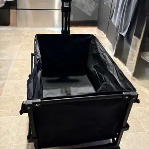 Outdoor camping vehicle, foldable small cart, camping vehicle, portable large capacity shopping cart