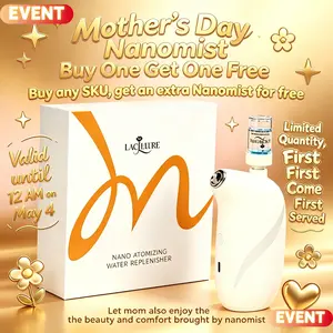 LACHATRE BEAUTY: Home Spa Signature Set Combine with EcoOrb Anti-Aging Serum & Nano-Mist & Lac Nano Case with Niacinamide or Retinol or Centella Asiatica for Elasticity Enhancing Moisturizing Repairing Day or Night-time Skincare EcoOrb Power Beauty Kit