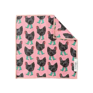 Chick In Boots: Double-Sided Washcloth