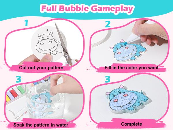 Kids Learning & Sensory Art Kit - Magic 3D Fluffy Foam Paper, 48 Sheets, 24 Markers & Water Pens for 3D Texture Play, Creative Educational Gift Kids Learning & Sensory Art Kit - Magic 3D Fluffy Foam Paper, 48 Sheets, 24 Markers & Water Pens for 3D Texture Play, Creative Educational Gift