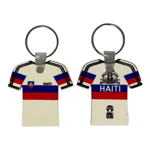 Custom Football Soccer Jersey Keychain - Perfect Accessory for Sports Fans Haitian