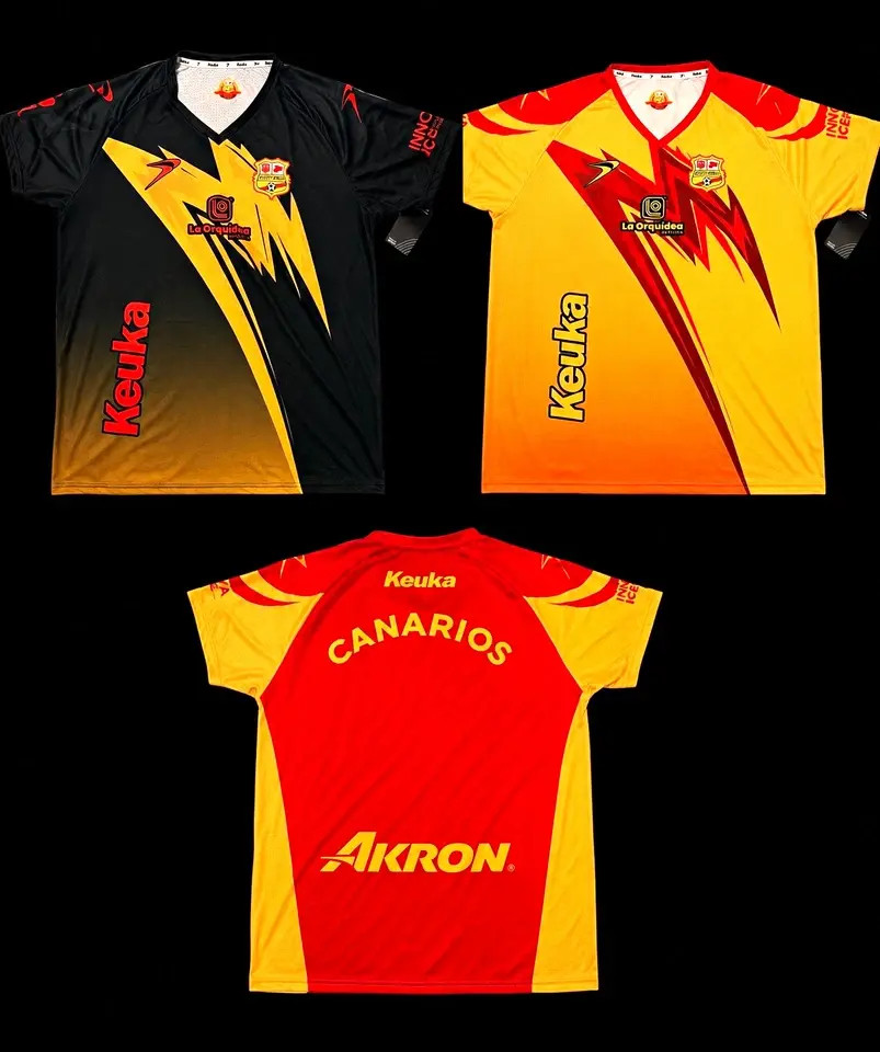 Atlético Morelia 2026-2027 Soccer Jersey Shirt Red Yellow Soccer Outfit, Football Fan Gift
