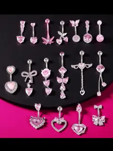 High-Quality Y2K Belly Button Ring, Hypoallergenic, Fade-Resistant, Piercing Accessory, Body Jewelry, Perfect for Daily Use and Parties, Elegant Gift