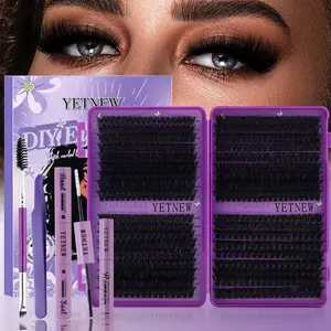 YETNEW | Voluminous Queen Lashes | The New Hit You've Been Waiting For | Ultra Thick, Waterproof, Long-Lasting | Volumizing Style | Beginner DIY Lashes | Essential Clusters | Daily, Outdoor & More