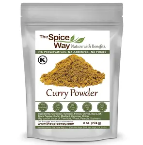The Spice Way Curry Powder - Authentic Seasoning, Salt Free, No Preservatives, No Fillers