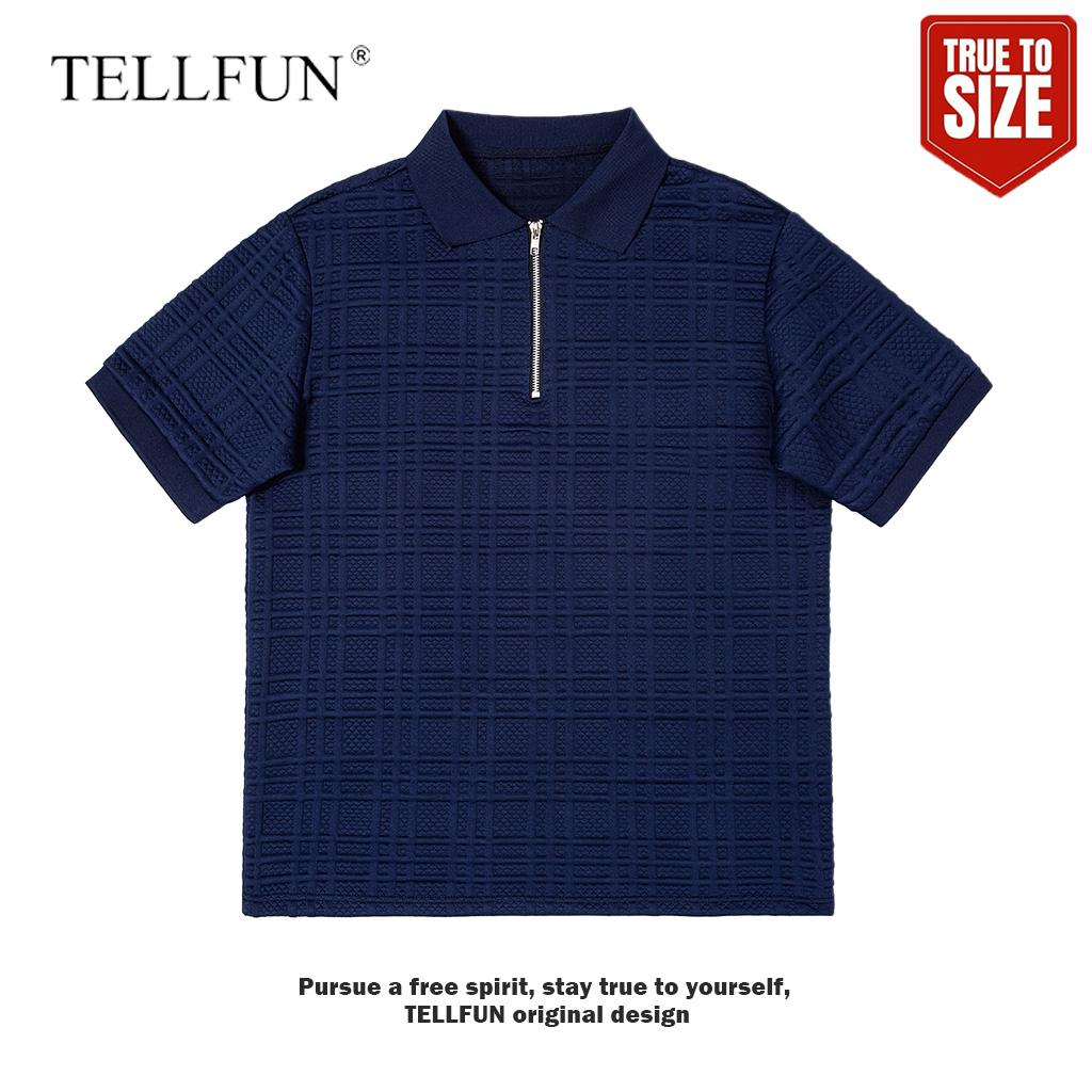 Men's Casual Knit Polo Shirts Short Sleeve Quarter Zip Polo Shirt Lightweight Breathable Daily Business Work Golf Streetwear Tops tee tshirt