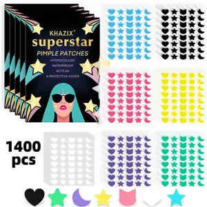 1400pcs Hydrocolloid Acne Patches, & Swollen Skin Care Products, Facial Skin Care Essentials, Effective Acne Removal Solution