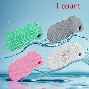 Super Soft Exfoliating Bath Sponge, Reusable Body Scrubber, Removes Dead Skin, Gentle & Soothing, Natural Fiber Shower Sponge, Exfoliating Mesh Sponge