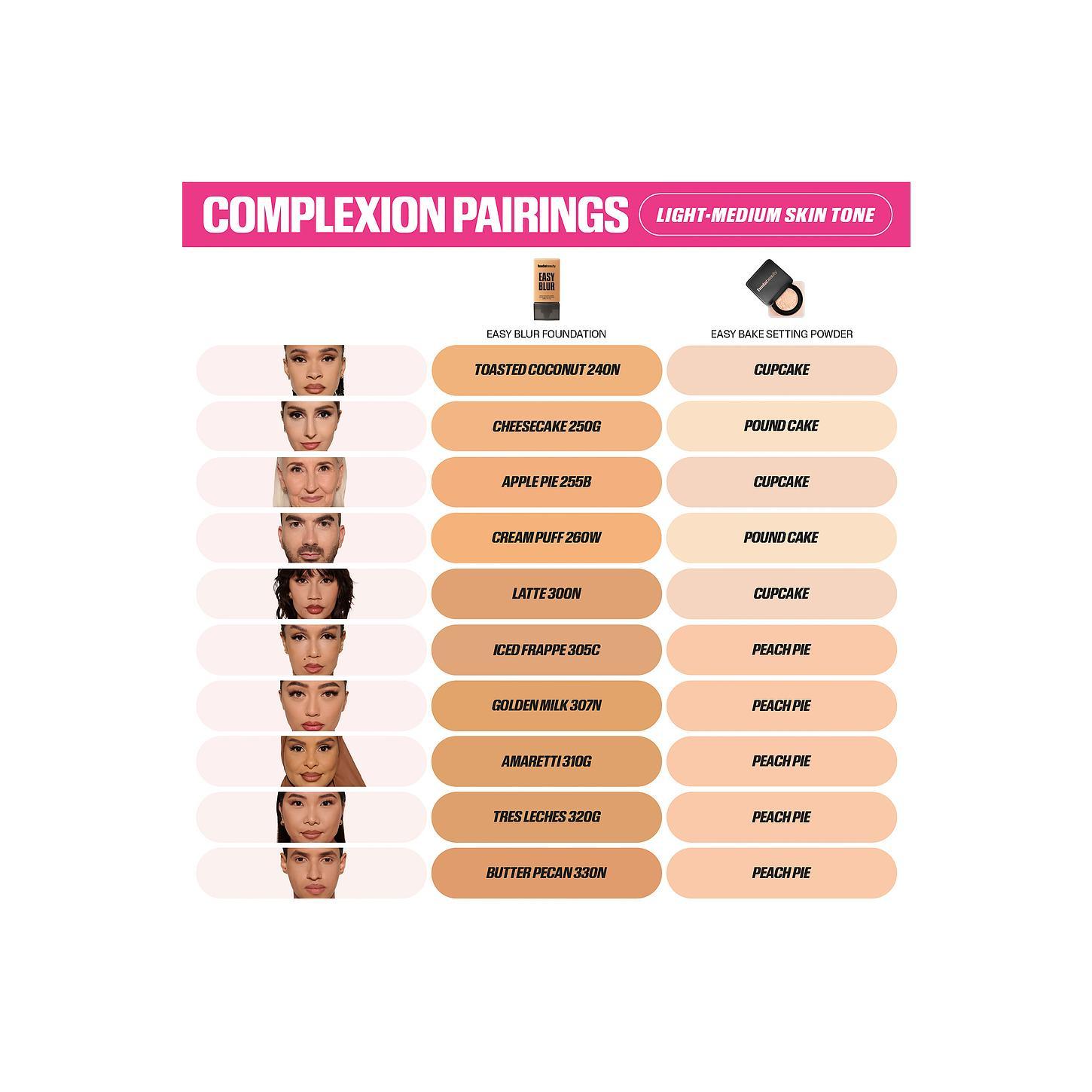 Huda Beauty Easy Blur Foundation in Amaretti 310G