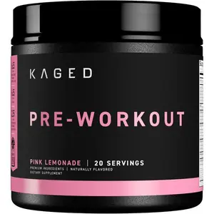 Kaged Original Pre-Workout Powder, Pink Lemonade, with Creatine, Beta-Alanine & L-Citrulline, 20 Servings