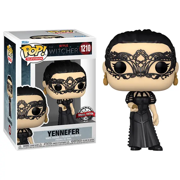 Funko Pop! Yennefer Lace Mask, Netflix The Witcher 1210 - Special Edition Exclusive Vinyl Figure in PopShield Protector