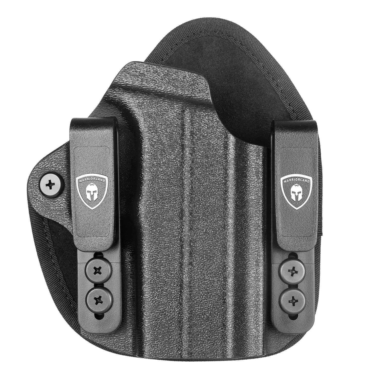 WARRIORLAND Unisex Hybrid Kydex Universal Holster - Belt Clip, Tight Stitching, Fits 100+ Models, Compatible with G17 G19, Taurus G2C G3C, Sig P365XL P320, Springfield 1911 XD45, No Light Fit, Retention Adjustment, Right/Left Hand, 24/7 Support, Unisex Na