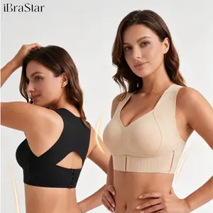Corrector Bra, 2-in-1 Posture Corrector Bra, Suppor tiveShapewear for Back Pain Relief & ShoulderSupport for WomenUnderwearSeamless,Adjustable Support forBack& Shoulders Corset Shaper Sporty Waist Slimmer,Women's seamless bras, comfortable bras