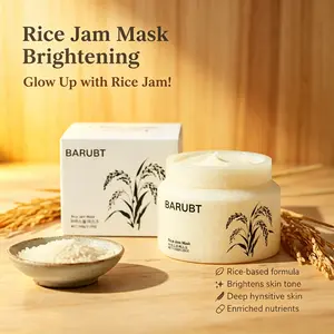 Care Products: Rice Gel Mask - Rice Brightening Moisturizing Wash-Off Face and Body Mask.Gentle exfoliation, purifies and renews, brightens skin, provides smooth skin care.Lightweight and moisturizing, enhances radiance, suitable for sensitive skin