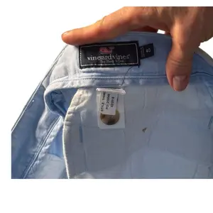 Vineyard Vines Men’s Chino Shorts 40 Light Blue Flat Front Preppy Casual SHT01