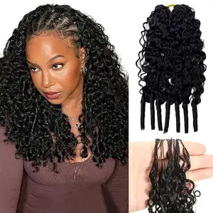 [HOT] Burmese Curly Crochet Hair Human Hair Extensions Miracle Knots Pre-Separated 50g/Pack (32-38 Strands Per Pack）– Knotless Boho Braids, 4-5 Packs for Full Head, Multiple Curly & Wave Textures Protective Hairstyles For Black Women summerwins