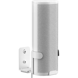 Upgraded Metal Wall Mount for Sonos Roam, Roam 2 & Roam SL – Heavy-Duty Speaker Bracket for Sonos Roma Mount Holds Up to 30 lbs Easy Installation, White