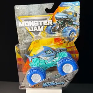Monster Jam Megalodon Toon Shaded 1:64 Die-Cast Truck New