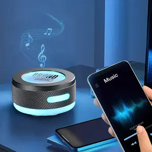 Portable Mini Bone Conduction Vibration Speaker, Dual Mode Suction Cup Magnet, 360° Surround Sound, Ideal for Office, Students, Music Lovers