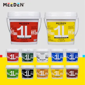 MEEDEN Acrylic Paint Set 1 L: 12 Colors Large Bulk 33.8 oz Acrylic Paints - Heavy Body Gloss Non-Toxic - Thick Art Paints for Canvas Crafts Wood Metal Plastic Wall dealsforyoudays Artist Bundle Art Supplies