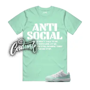 Unisex T-shirt to match Jordan 11 Igloo White Mint Green - AS. 100% Cotton for Casual Wear. Comfortable Summer Unisex T-Shirt to match Jordan Sneaker. Streetwear Style. urban outfitters